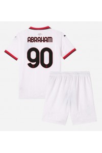 AC Milan Tammy Abraham #90 Babytruitje Uit tenue Kind 2024-25 Korte Mouw (+ Korte broeken)